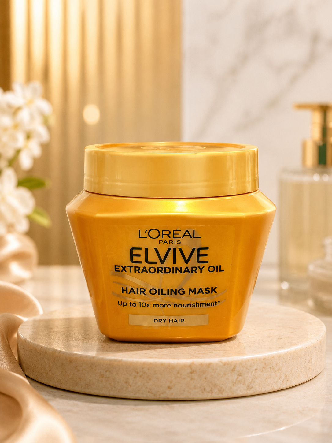 L'Oréal Paris Elvive Extraordinary Oil Hair Oiling Mask  Deep Nourishment for Dry Hair  Imported