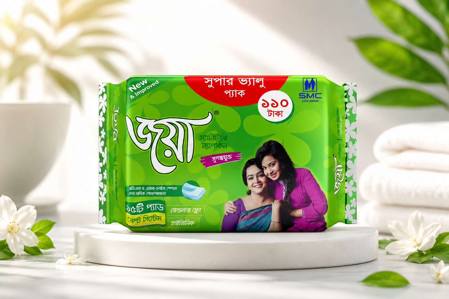 Joya Sanitary Napkin Belt 15's Pack